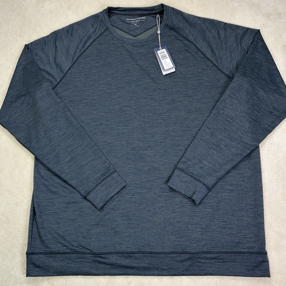 Holderness & Bourne Laidlay Pullover Mens XXL Golf Performance Crew Neck Sweater